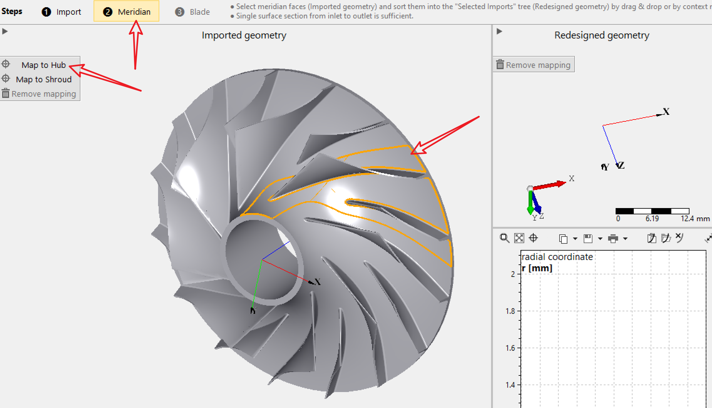 Cfturbo2022逆向设计离心式叶轮(带副叶片)教程